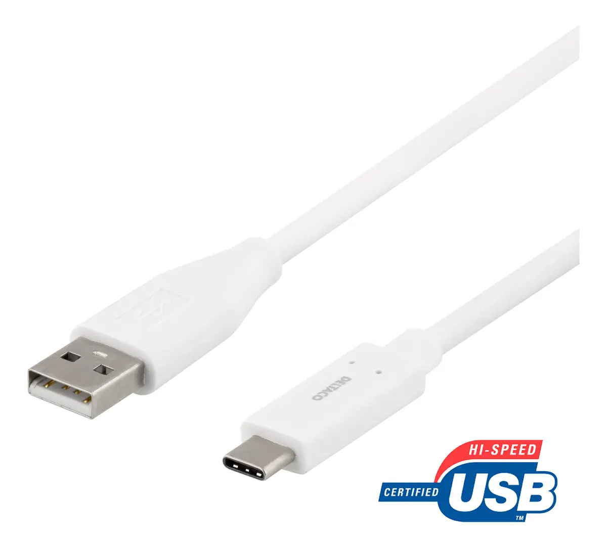 Deltaco USBC-1010 USB kabelis USB 2