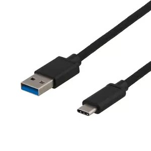 Кабель Deltaco USBC-1152 USB-C - USB-C USB 3.2 Gen 2 1 м Черный Штекер-Штекер