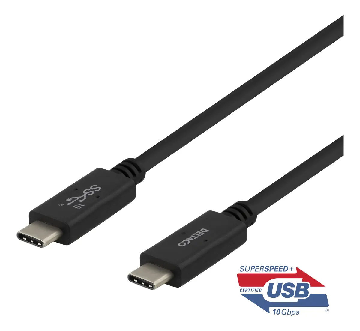 DELTACO USBC-1401M USB kabelis USB 3