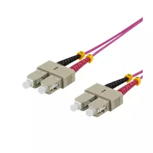 Fibre optic cable Deltaco SCSC-72 2m SC Pink
