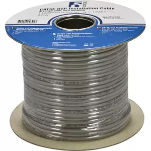 Сетевой кабель Deltaco UTP Cat5e RJ45 100 м Серый