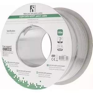 Сетевой кабель Deltaco TP-48PH Серый Cat6 100 м U/UTP