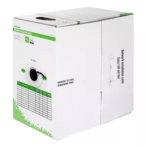 Сетевой кабель Deltaco TP-49A U/UTP Cat6 305 м Черный