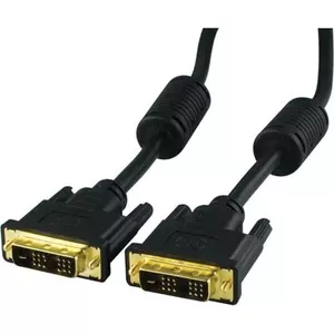 DVI cable Deltaco VE011-B 3 m DVI-D Black
