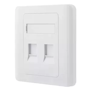 Deltaco VR-227 wall plate/switch cover White