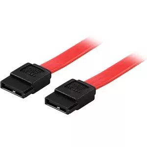 SATA/SAS Cable Deltaco SATA-03 0.3m Black Red