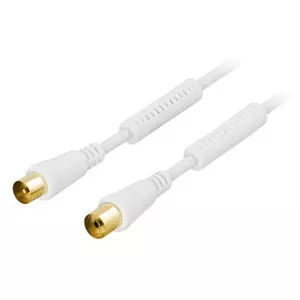 Коаксиальный кабель Deltaco AN-102 IEC 169-2 ha IEC 169-2 ho 2 м Белый