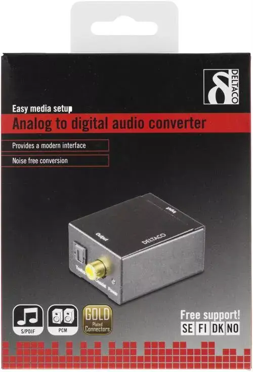 Audio konvertors Deltaco AN-DG Photo 4