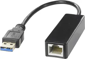 Deltaco USB3-GIGA5 USB uz Ethernet Tīkla karte 1000 Mbit/s vadu melna