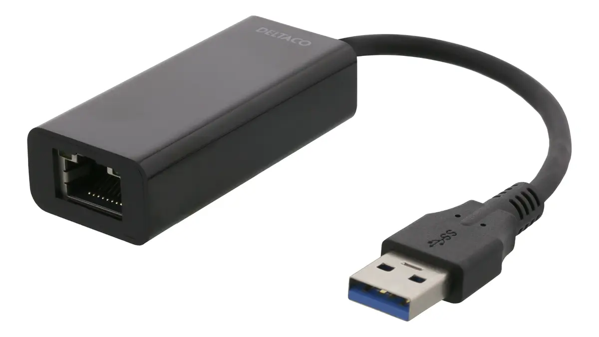 Deltaco USB3-GIGA5 USB Ethernet tīkla karte Photo 2