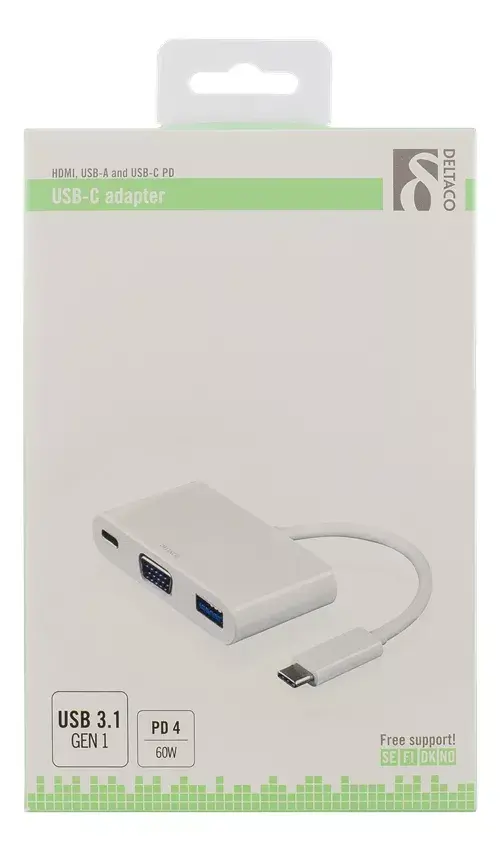 Док-станция для ноутбука Deltaco USBC-1169 Photo 2