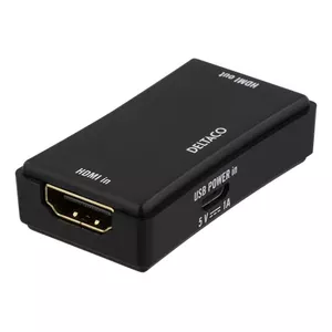 Deltaco HDMI-7036 AV pagarinātājs Audio/video atkārtotājs Melns