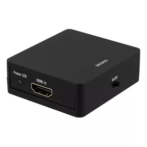 Video splitter DELTACO HDMI-7050 — 2x HDMI output, Full HD 1920x1080, black, mini-USB powered
