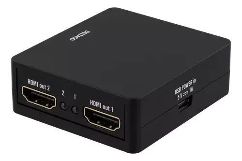 DELTACO HDMI-7050 video splitter 2x HDMI Photo 2