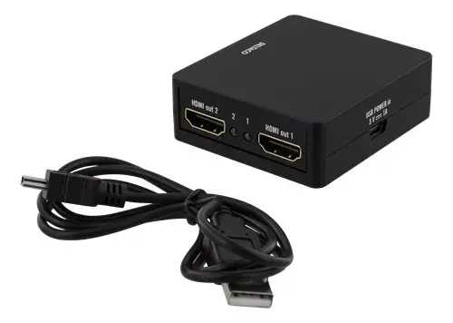 DELTACO HDMI-7050 video splitter 2x HDMI Photo 3
