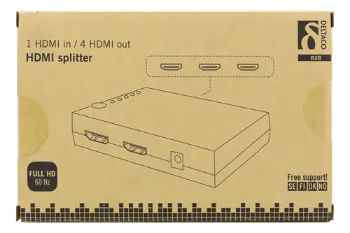 Video Splitter Deltaco HDMI-7051 Photo 8