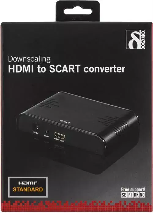 Video signāla konvertors Deltaco HDMI-SCART2 Photo 4