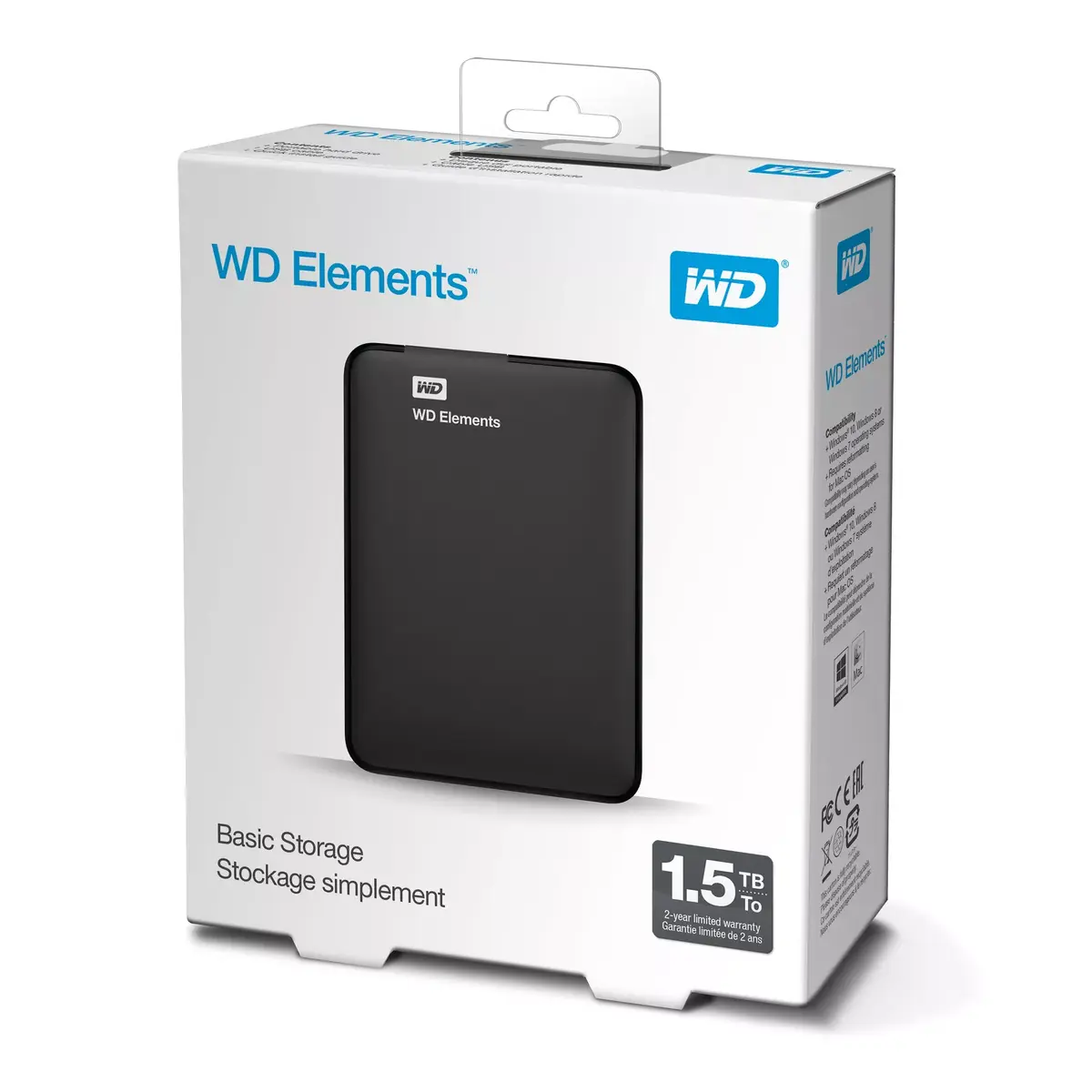 Cietais disks Western Digital 1.5TB WD Elements Photo 7