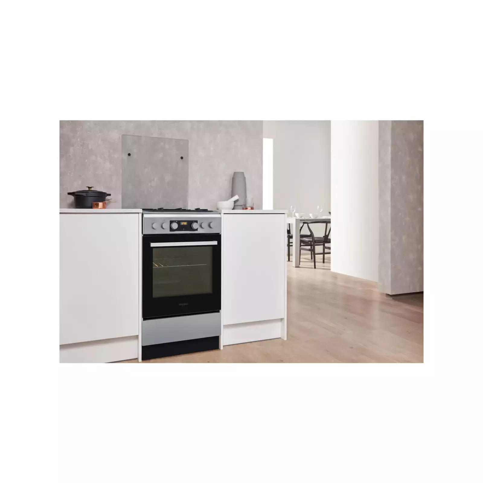 Whirlpool WS5G8CHXE cooker Freestanding cooker WS5G8CHX/EU Cookers