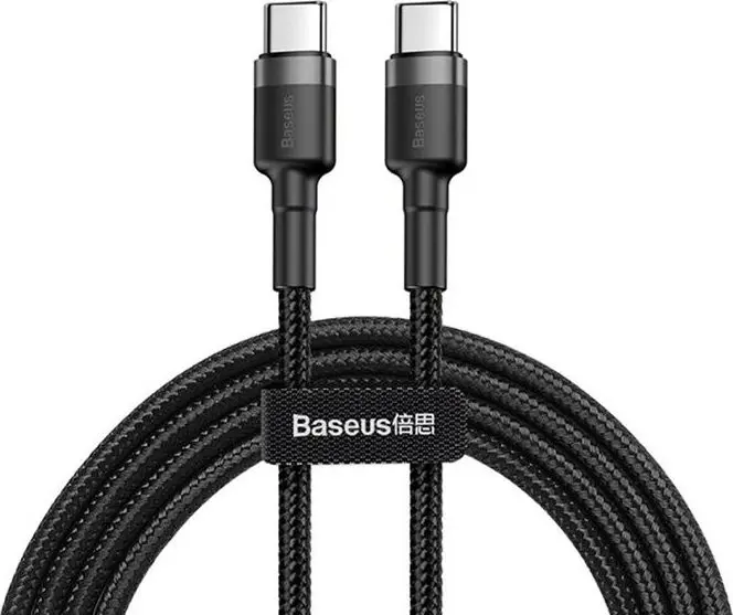 USB-C kabelis Baseus Cafule 1 m, 60 W PD Photo 4