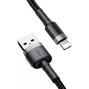 Baseus CALKLF-CG1 lightning cable 2 m Grey, Black