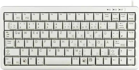 Klaviatūra CHERRY G84-4100 USB PS/2 Pelēka