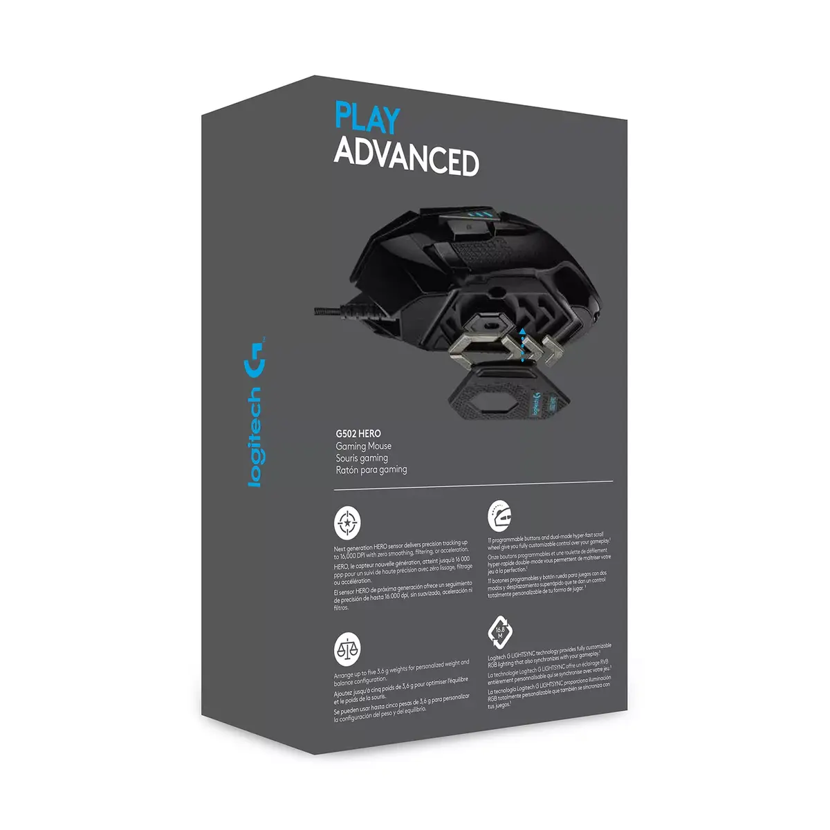 Pele Logitech G G502 HERO Photo 11