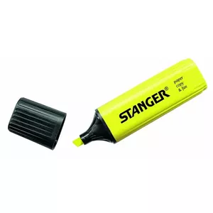 Marķieris Stanger 180001000 dzeltenais 1–5 mm, slīps galu, fluorescējošs tinti