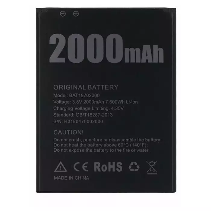 DooGee X50 Battery Photo 1