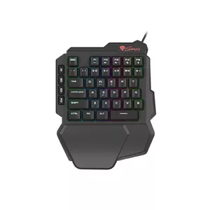 GENESIS Thor 100 RGB tastatūra USB QWERTY Angļu Melns