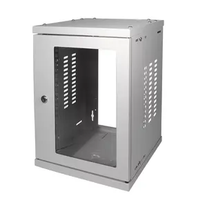Wall mounted rack LogiLink W09Z33G 8U Grey