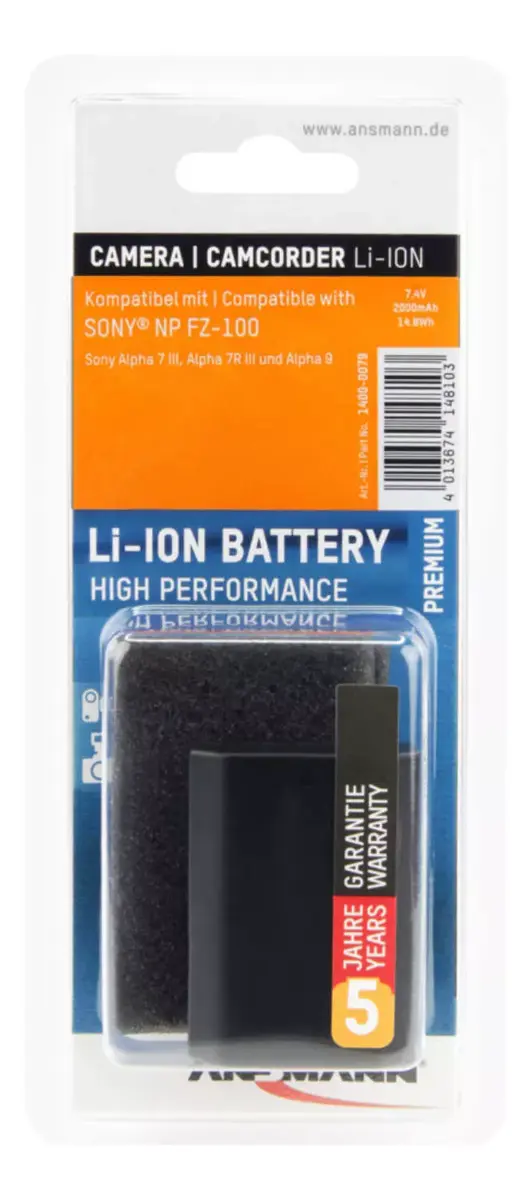 Camera Battery Ansmann 1400-0079 Photo 4