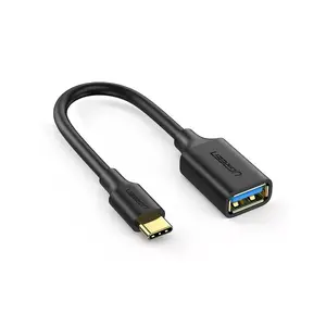 USB kabelis UGREEN 30701 USB 3.2 Gen 1 (USB-C uz USB-A) 0,15 m, melns