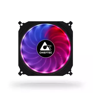 Chieftec CF-1225RGB computer cooling system Computer case Fan 12 cm Black