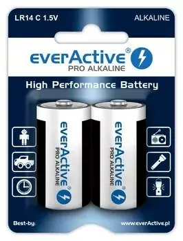 everActive Pro LR14 C 1.5V 8000 mAh — 2 pcs Photo 1