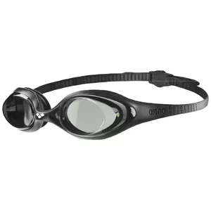 Очки для плавания ARENA Arena 000024/555 One Size — чёрная оправа, дымчатые линзы, чёрный ремешок