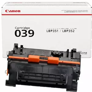 Тонер Canon CRG-039 Черный 11k страниц (Поврежденная упаковка)