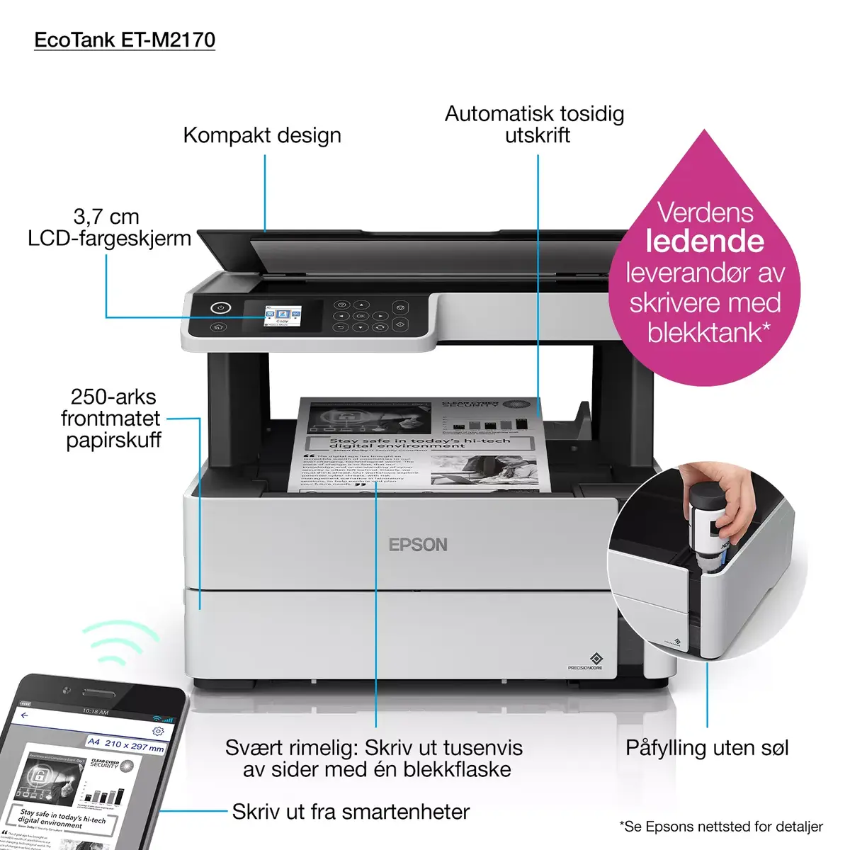 Multifunction Printer Epson EcoTank ET-M2170 Photo 13