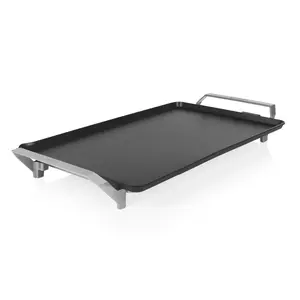 Princess Table Chef Premium XXL galda elektriskais grils ar lietā alumīnija plāksni, regulējamu termostatu, 2500W, melns
