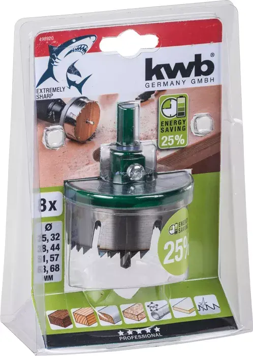 Hole Saw Set KWB 498920 Photo 7