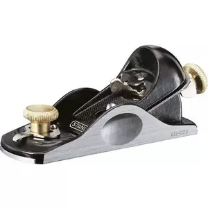 Hand Planer STANLEY 1-12-020 — bench plane, metal body, single iron blade