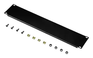 Renkforce RF-3429136 Blank Panel 2U Steel Dark Grey