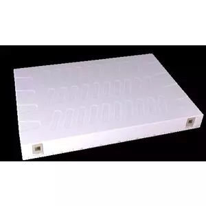 Optical Distribution Frame FO-ODF-48T by Telecommunication — 48 SC duplex ports, white plastic