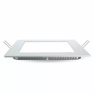 LED recessed light panel, 18W, 3000K, square — LED-DWNS-18WW
