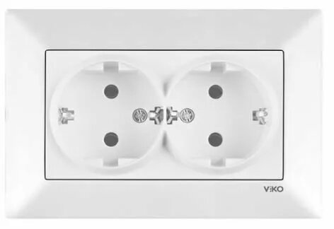 Divkārša elektriskā kontaktligzda Karre 9096 0056