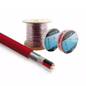 Пожаростойкий кабель PRO BASE PB-1x2x1.00, 1.00 мм² одножильный, красный, 100 м