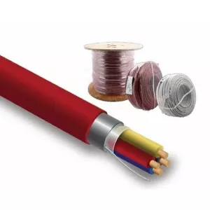 Ugunsdrošības kabelis PRO BASE PB-2x2x0.5, 2×2×0.5 mm, sarkans, 100 m