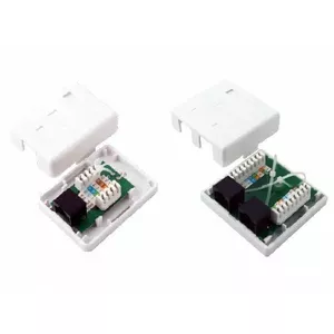 Розетка настенная NORDMARK SS-1xRJ45 CAT5E однопортовая для разъема RJ45