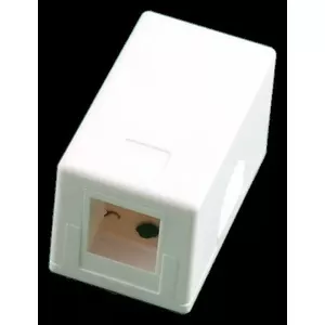 Накладная монтажная коробка Nordmark ELN335001 для 1× RJ45, однопортовая сетевая коробка