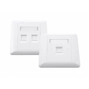 Накладная лицевая панель 86 типа, белая, 1×RJ45, FPL-1xRJ45